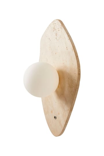 Javoren vegglampe 10 cm - Beige Hvit - Belysning - Innendørsbelysning & Lamper - Vegglampe
