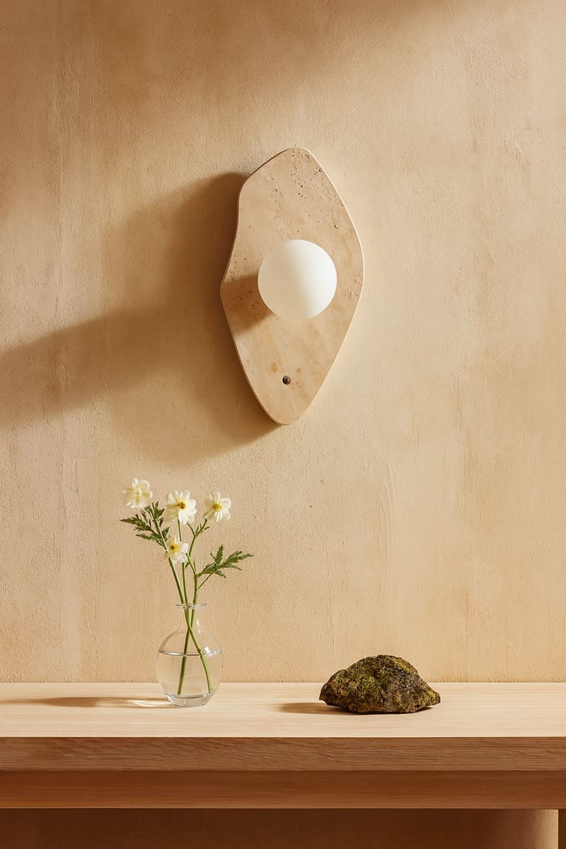 Javoren vegglampe 10 cm - Beige Hvit - Belysning - Innendørsbelysning & Lamper - Vegglampe