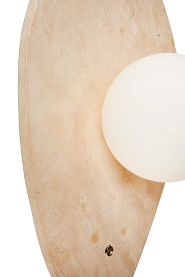 Javoren vegglampe 10 cm - Beige Hvit - Belysning - Innendørsbelysning & Lamper - Vegglampe