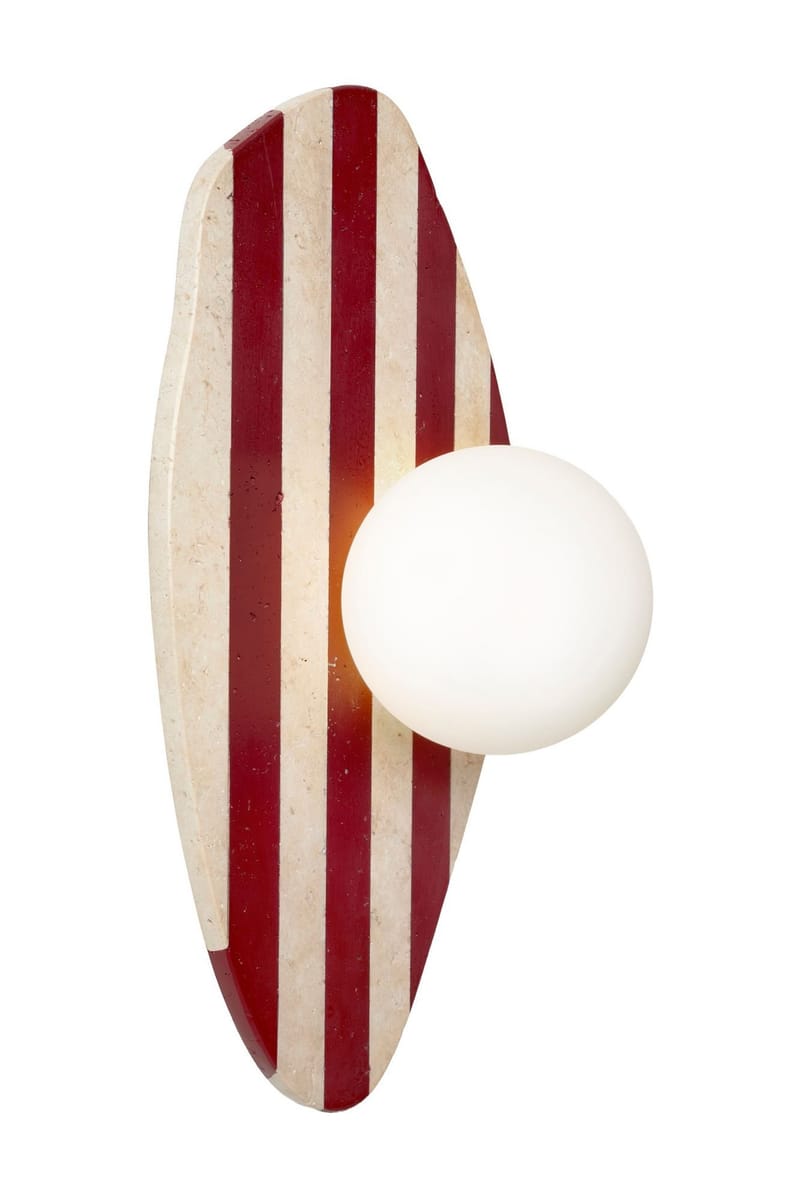 Kaynta vegglampe 10 cm - Beige, Hvit, Rød - Belysning - Innendørsbelysning & Lamper - Vegglampe