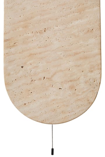 Kummer vegglampe 10 cm oval - Beige og Hvit - Belysning - Innendørsbelysning & Lamper - Vegglampe