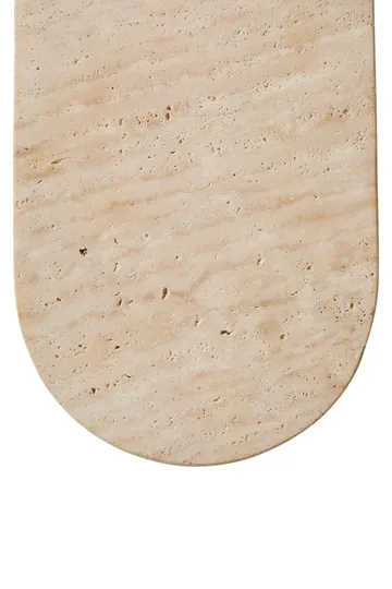 Kummer vegglampe 10 cm oval - Beige og Hvit - Belysning - Innendørsbelysning & Lamper - Vegglampe