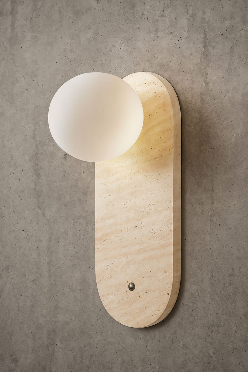 Kummer vegglampe 10 cm oval - Slitt Beige Hvit - Belysning - Innendørsbelysning & Lamper - Vegglampe