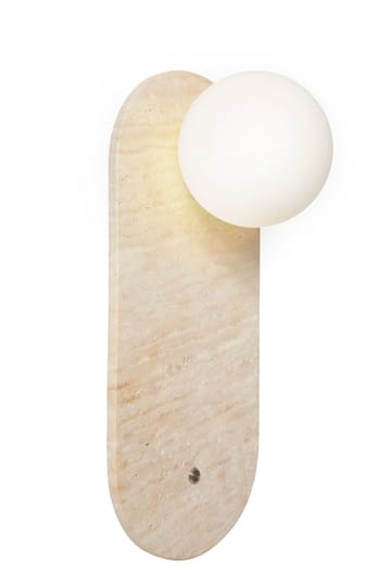 Kummer vegglampe 10 cm oval - Slitt Beige Hvit - Belysning - Innendørsbelysning & Lamper - Vegglampe
