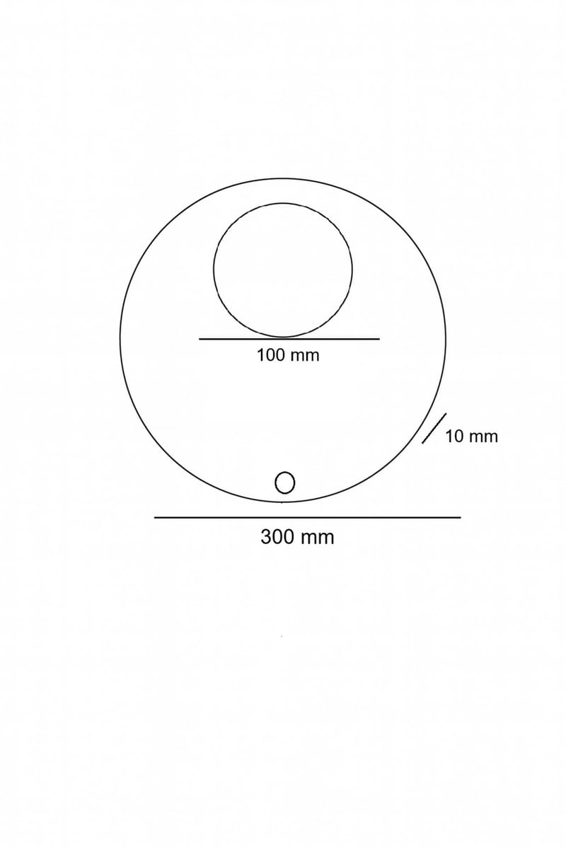 Kummer vegglampe 10 cm rund - Beige og Hvit - Belysning - Innendørsbelysning & Lamper - Vegglampe