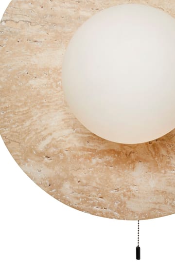 Kummer vegglampe 12 cm rund - Beige - Belysning - Innendørsbelysning & Lamper - Vegglampe