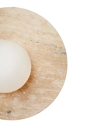 Kummer vegglampe 12 cm rund - Beige - Belysning - Innendørsbelysning & Lamper - Vegglampe