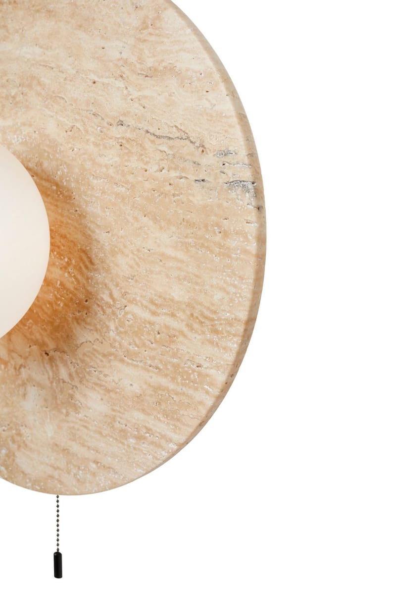 Kummer vegglampe 12 cm rund - Beige - Belysning - Innendørsbelysning & Lamper - Vegglampe