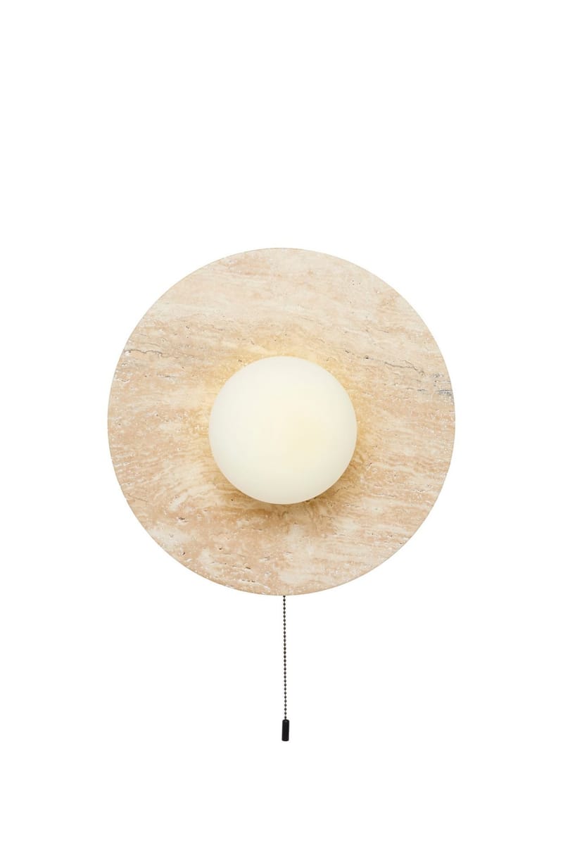 Kummer vegglampe 12 cm rund - Beige - Belysning - Innendørsbelysning & Lamper - Vegglampe