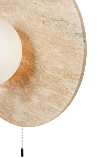 Kummer vegglampe 12 cm rund - Beige - Belysning - Innendørsbelysning & Lamper - Vegglampe