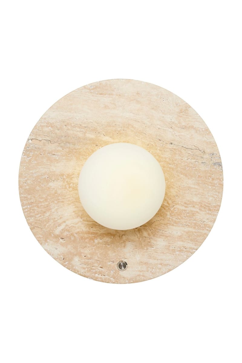 Kummer vegglampe 12 cm rund - Beige - Belysning - Innendørsbelysning & Lamper - Vegglampe