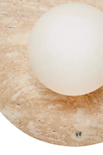 Kummer vegglampe 12 cm rund - Beige - Belysning - Innendørsbelysning & Lamper - Vegglampe