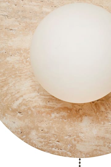 Kummer vegglampe 12 cm rund - Beige - Belysning - Innendørsbelysning & Lamper - Vegglampe