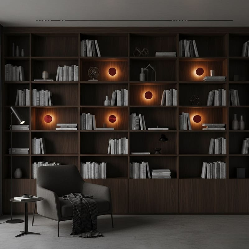 Loomba vegglampe 12 cm rund - Rød - Belysning - Innendørsbelysning & Lamper - Vegglampe