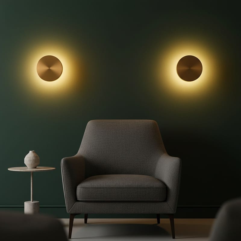 Loomba vegglampe 15 cm rund - Antikk - Belysning - Innendørsbelysning & Lamper - Vegglampe