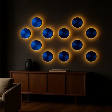 Loomba vegglampe 15 cm rund - Blå - Belysning - Innendørsbelysning & Lamper - Vegglampe