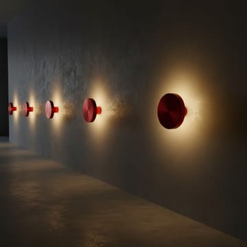 Loomba vegglampe 20 cm rund - Rød - Belysning - Innendørsbelysning & Lamper - Vegglampe