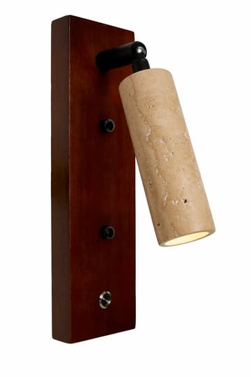 Orvyn vegglampe 13 cm - Beige Valnøtt - Belysning - Innendørsbelysning & Lamper - Vegglampe