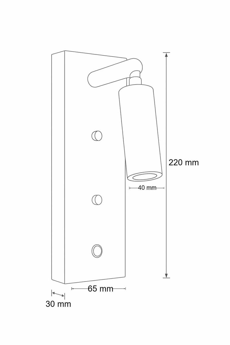 Orvyn vegglampe 13 cm - Beige Valnøtt - Belysning - Innendørsbelysning & Lamper - Vegglampe