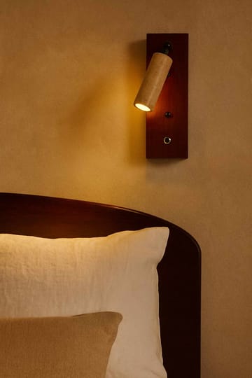 Orvyn vegglampe 13 cm - Beige Valnøtt - Belysning - Innendørsbelysning & Lamper - Vegglampe