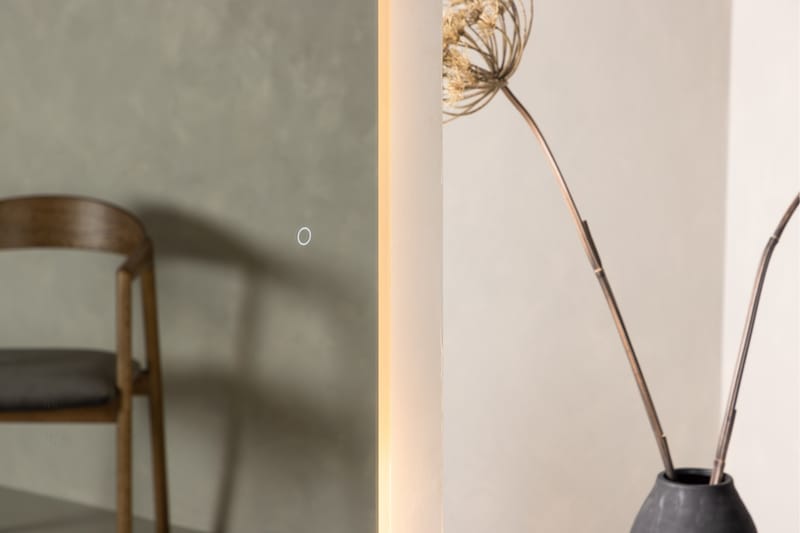 Speilbelysning Mahiro 3,8 cm - Grå - Vegglampe - Lamper gang - Speilbelysning