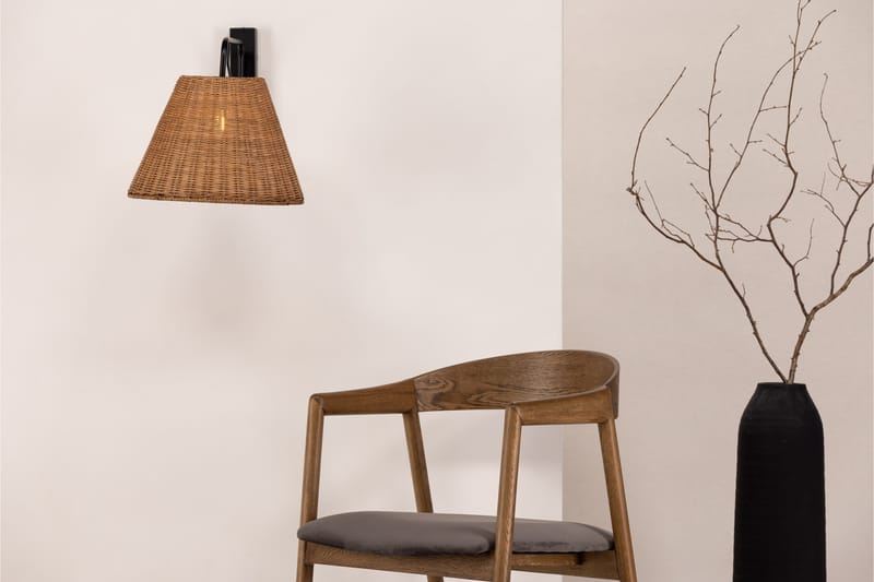 Stala Vegglampe 53 cm - Tre/Natur - Belysning - Innendørsbelysning & Lamper - Vegglampe - Veggarmatur