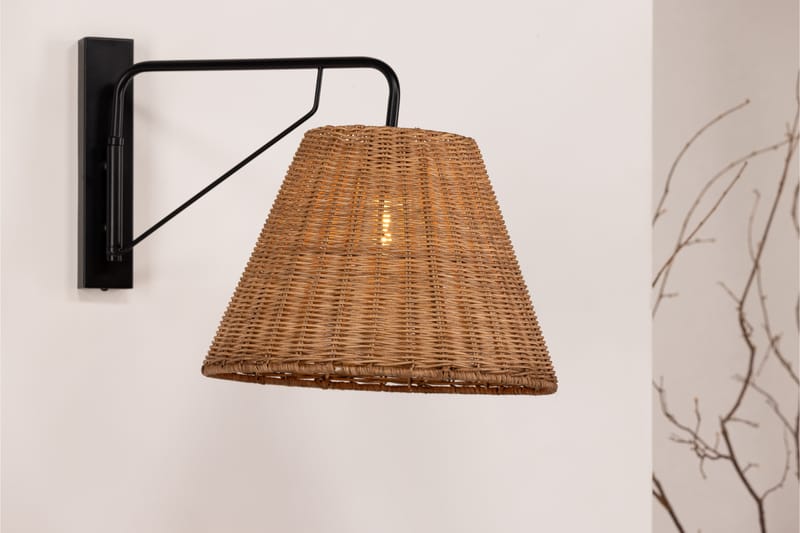 Stala Vegglampe 53 cm - Tre/Natur - Belysning - Innendørsbelysning & Lamper - Vegglampe - Veggarmatur