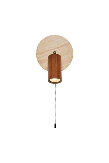 Tharosel vegglampe 21 cm - Beige Valnøtt - Belysning - Innendørsbelysning & Lamper - Vegglampe