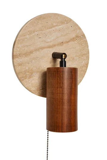 Tharosel vegglampe 21 cm - Beige Valnøtt - Belysning - Innendørsbelysning & Lamper - Vegglampe