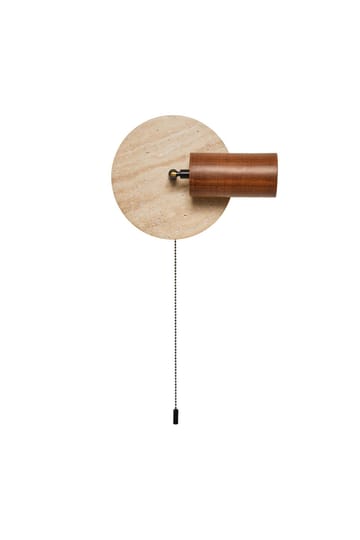 Tharosel vegglampe 21 cm - Beige Valnøtt - Belysning - Innendørsbelysning & Lamper - Vegglampe