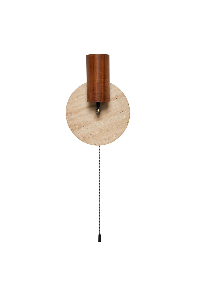Tharosel vegglampe 21 cm - Beige Valnøtt - Belysning - Innendørsbelysning & Lamper - Vegglampe