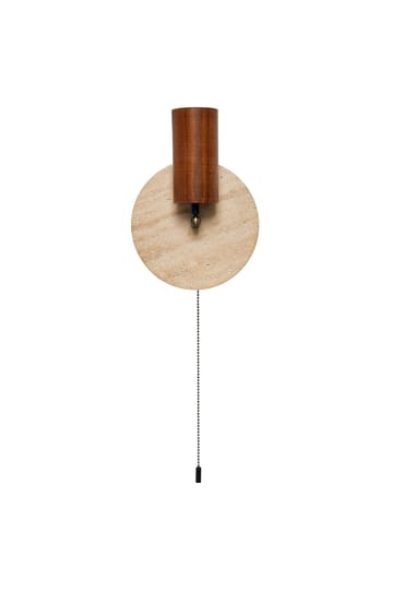 Tharosel vegglampe 21 cm - Beige Valnøtt - Belysning - Innendørsbelysning & Lamper - Vegglampe