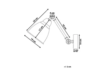 Tillatoba Vegglampe M 2-pk - Hvit - Belysning - Innendørsbelysning & Lamper - Vegglampe - Veggarmatur