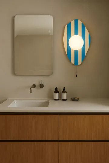 Torlic vegglampe 10 cm - Beige, Hvit, Blå - Belysning - Innendørsbelysning & Lamper - Vegglampe