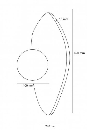 Torlic vegglampe 10 cm - Beige, Hvit, Blå - Belysning - Innendørsbelysning & Lamper - Vegglampe