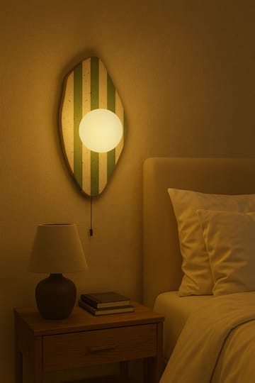 Torlic vegglampe 10 cm - Beige, Hvit, Grønn - Belysning - Innendørsbelysning & Lamper - Vegglampe