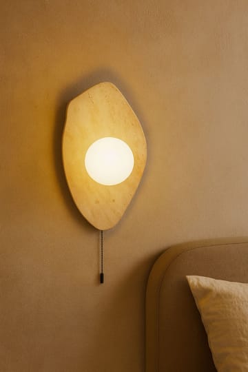 Torlic vegglampe 10 cm - Beige og Hvit - Belysning - Innendørsbelysning & Lamper - Vegglampe