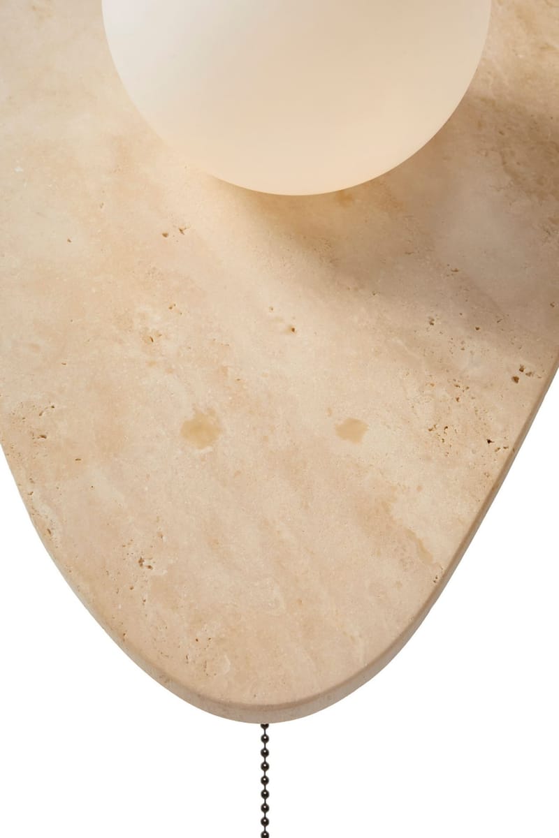 Torlic vegglampe 10 cm - Beige og Hvit - Belysning - Innendørsbelysning & Lamper - Vegglampe