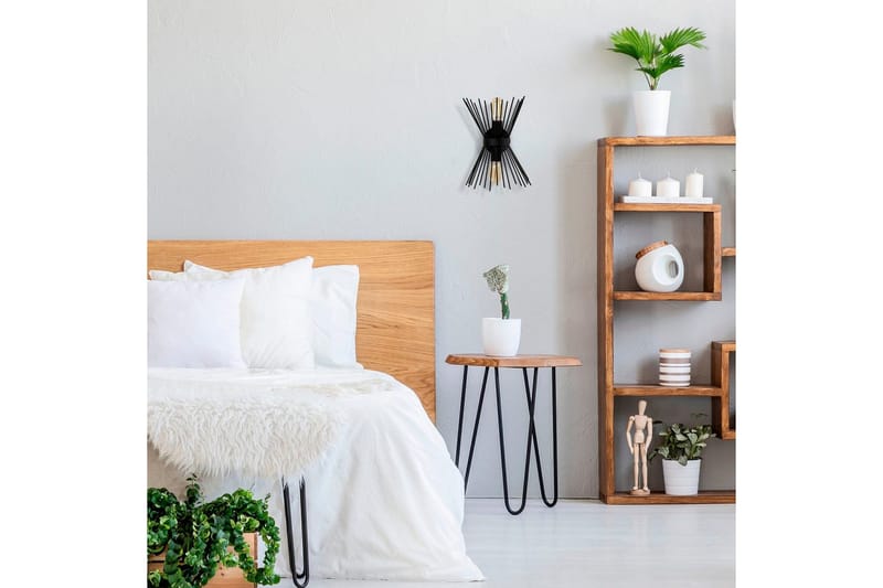 Vegg lampe Afroz Svart - Svart - Belysning - Innendørsbelysning & Lamper - Vegglampe