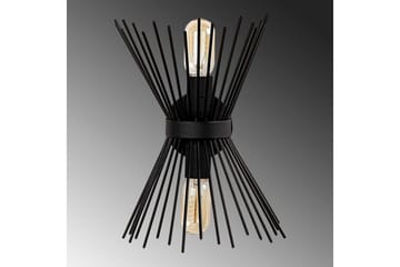 Vegg lampe Afroz Svart - Svart - Belysning - Innendørsbelysning & Lamper - Vegglampe