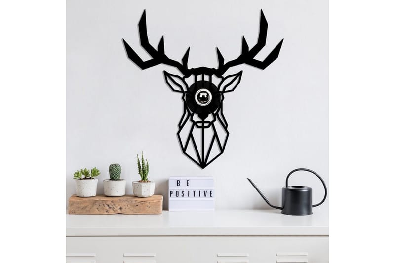 Vegg lampe Brilo Deer Svart - Svart - Belysning - Innendørsbelysning & Lamper - Vegglampe
