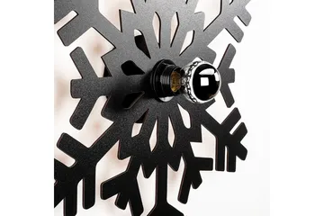 Vegg lampe Brilo Snow Svart - Svart - Belysning - Innendørsbelysning & Lamper - Vegglampe