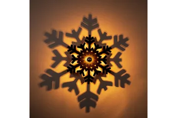 Vegg lampe Brilo Snow Svart - Svart - Belysning - Innendørsbelysning & Lamper - Vegglampe