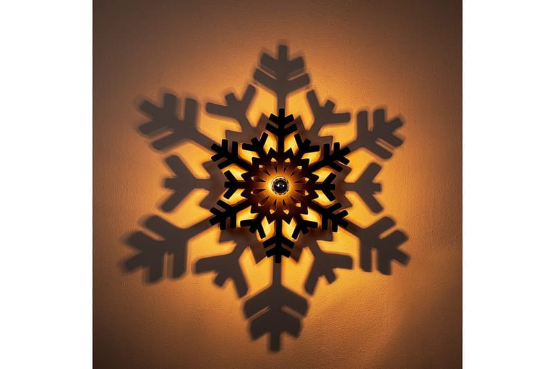 Vegg lampe Brilo Snow Svart - Svart - Belysning - Innendørsbelysning & Lamper - Vegglampe