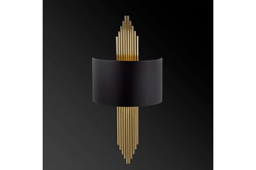 Vegg lampe Grelon Svart / Gull - Svart / Gull - Belysning - Innendørsbelysning & Lamper - Vegglampe