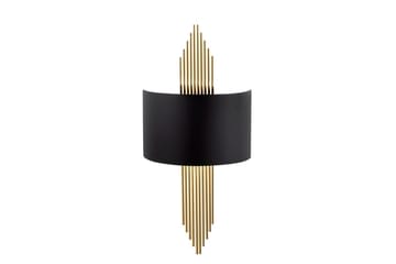 Vegg lampe Grelon Svart / Gull - Svart / Gull - Belysning - Innendørsbelysning & Lamper - Vegglampe