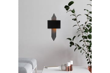 Vegg lampe Grelon Svart - Svart - Belysning - Innendørsbelysning & Lamper - Vegglampe