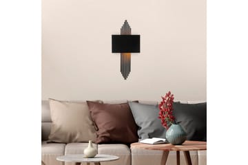 Vegg lampe Grelon Svart - Svart - Belysning - Innendørsbelysning & Lamper - Vegglampe