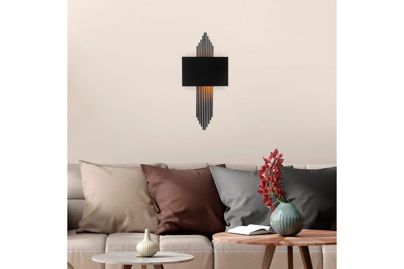 Vegg lampe Grelon Svart - Svart - Belysning - Innendørsbelysning & Lamper - Vegglampe