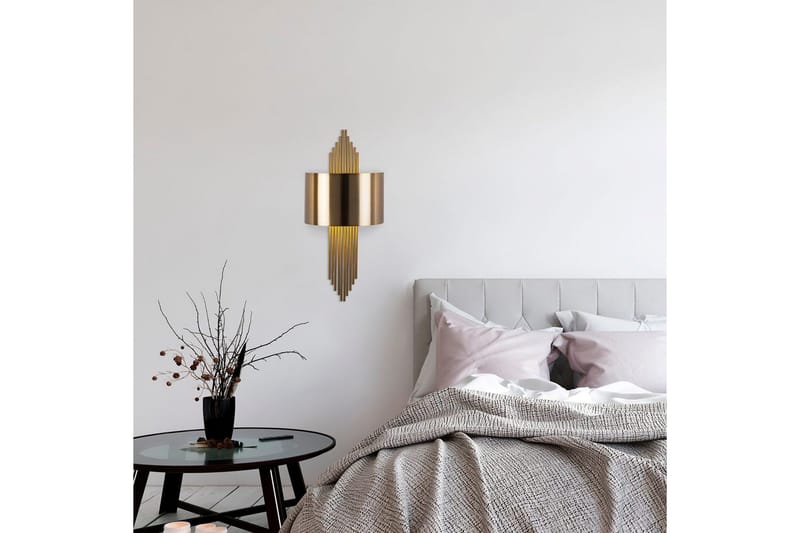 Vegg lampe Grelon Vintage Gull - Vintage Gull - Belysning - Innendørsbelysning & Lamper - Vegglampe